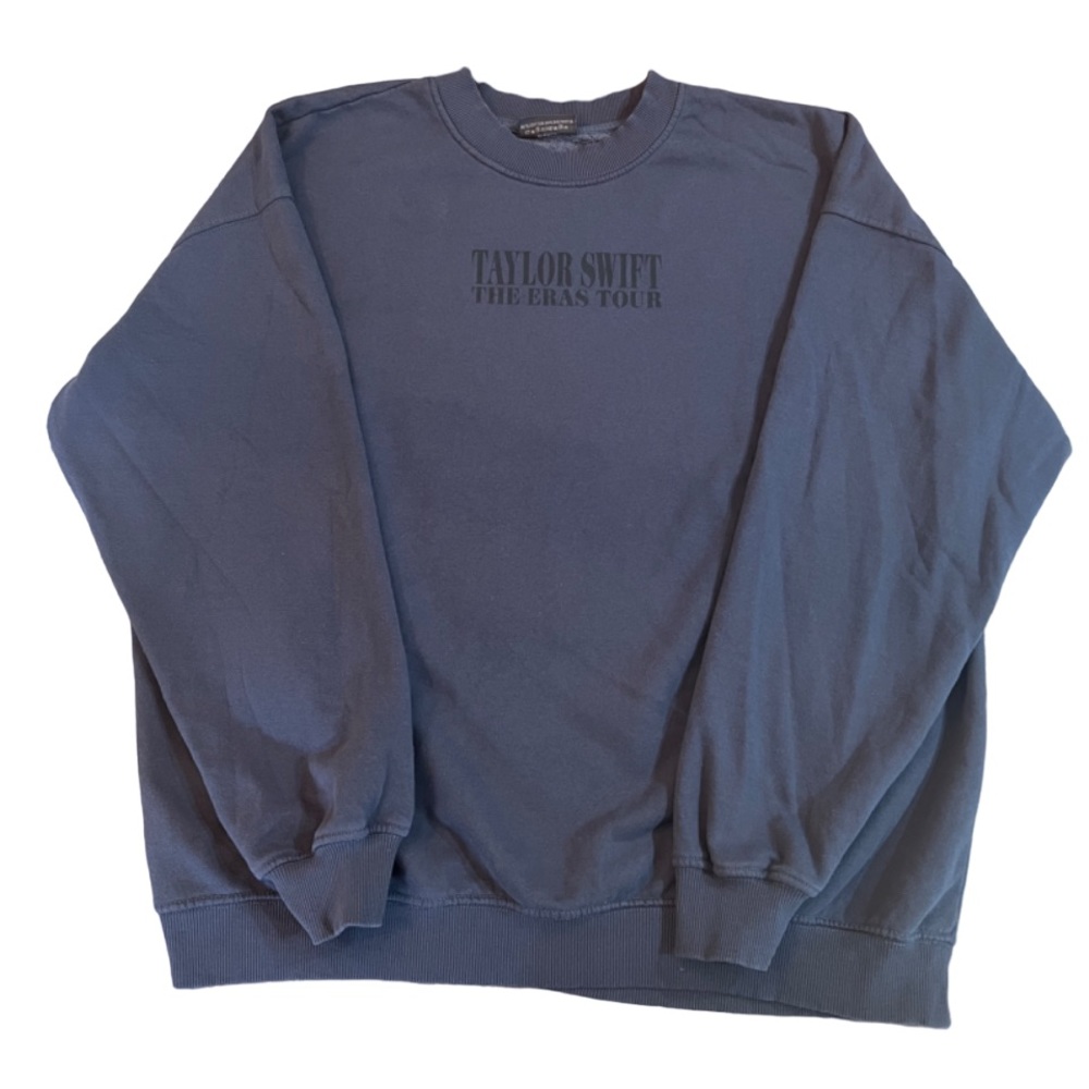 Taylor Swift Eras Tour Official Merch Blue Crewneck